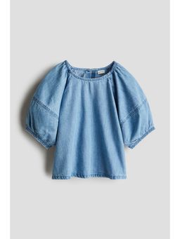 H&M - Girls Blue Denim Blouse