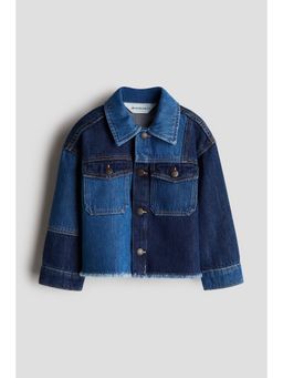 H&M - Girls Blue Boxy Denim Jacket