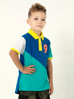 CHERRY CRUMBLE BY NITT HYMAN - Multi-Colour Richard Polo T-Shirt