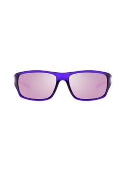 Chilli Beans - Mens Purple Lens Blue Sunglasses with 100% UV Protection
