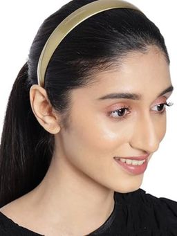 Accessher - Casual Wear Handcrafted Gold Toned Hairband