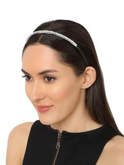Accessher - Women Casual Wear Handcrafted Designer Pearl Hairband
