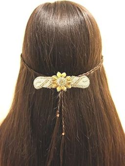 Accessher - Sun Flower Studded Back Clip