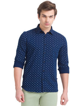 Parx - Dark Blue Casual Shirt
