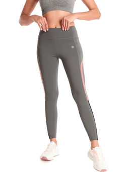 CULT - Contrast Panel High Waist Running Tights Grey