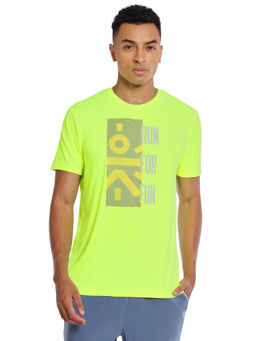 CULT - Graphic Print Running T-Shirt Green
