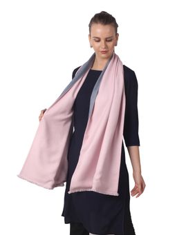 Pashma - Baby Pink & Urban Grey Reversible Scarf