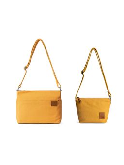 DailyObjects - Sunday Crossbody Bag and Caddy Sling Bag Yellow (Set of 2) (M)