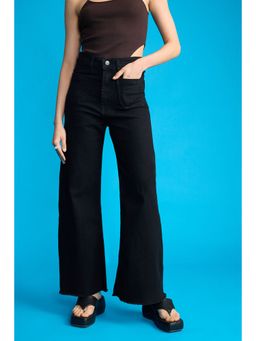 FREAKINS - Marine Fit Black Denims Jeans