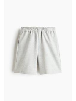 H&M - Men Grey Relaxed Fit Interlock Shorts