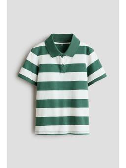 H&M - Boys Green Cotton Polo Shirt