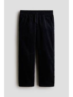 H&M - Boys Blue Barrel-Leg Corduroy Trouser