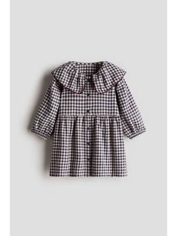 H&M - Girls Blue Collared Cotton Dress