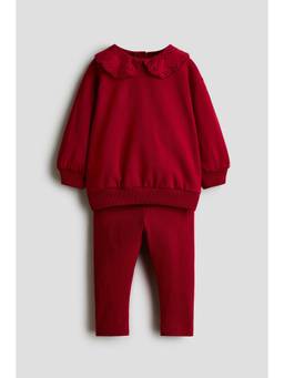 H&M - Girls Red 2-Piece Set