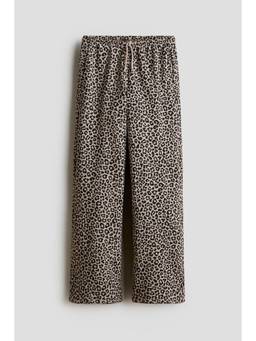 H&M - Girls Beige Straight-Leg Sweatshirt Pant