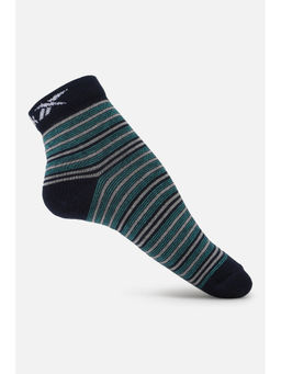 Reebok - Unisex Stripe Affair Ankle Socks - Navy Blue