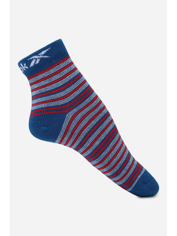 Reebok - Unisex Stripe Affair Ankle Socks - Multi-Color