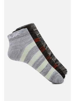 Reebok - Unisex Awning Lowcut Socks - Multi-Color (Pack of 3)