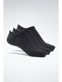 Reebok - Unisex Training Active Foundation Invisible Socks - Black (Pack of 3)