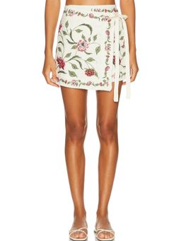 Agua by Agua Bendita - Luna Mini Pareo Skirt in Quebrada