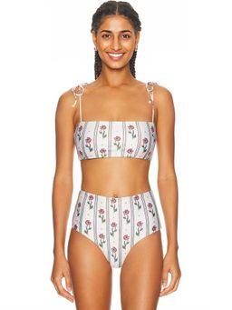 Agua by Agua Bendita - Primavera Bikini Top in Quebrada