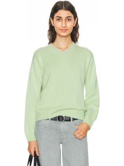 Amiya - Nevia Cashmere V-Neck Sweater