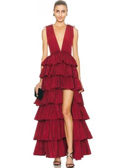 AKNVAS - Henriette Ruffle Gown in
