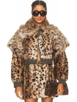 AKNVAS - Valde Faux Fur Bomber Jacket