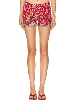 Akoia Swim - Batik Smock Crochet Short