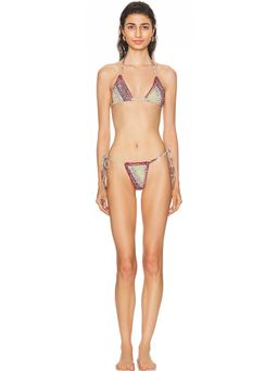 Akoia Swim - Batik Smock Crochet Bikini