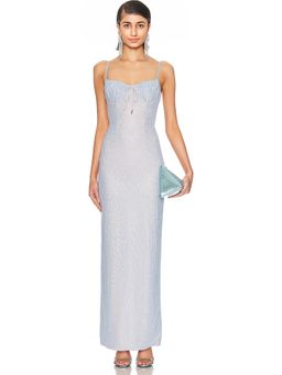 AREA - Crystal Hotfix Gown