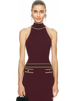 Alessandra Rich - High Neck Top