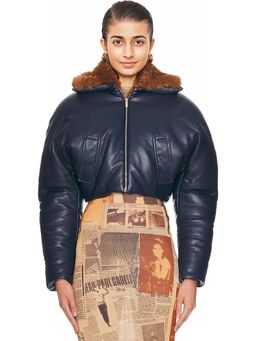 Atlein - Cropped Aviator Jacket