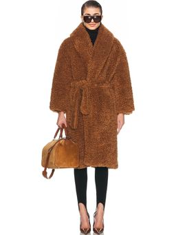 Atlein - Long Teddy Wrap Coat