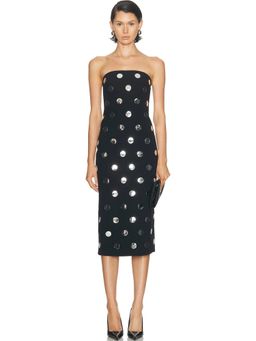 David Koma - Allover Polka Dot Dress