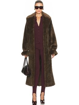 DARKPARK - Madison Faux Fur Trench Coat