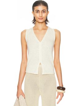 The Elder Statesman - Nora Lite Split Hem Tank