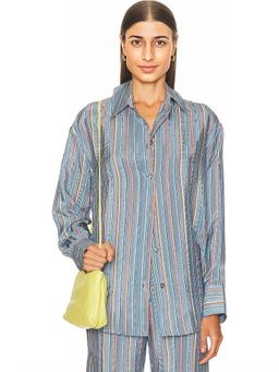 The Elder Statesman - Striped Big Shirt
