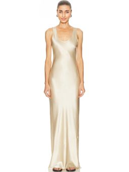 Enza Costa - Silk Satin Tank Dress