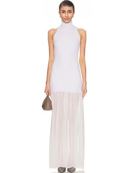 Enza Costa - Airy Halter Turtleneck Dress