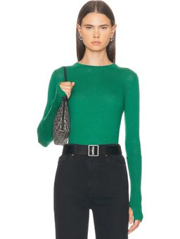 Enza Costa - Fine Cashmere Knitted Crewneck Sweater
