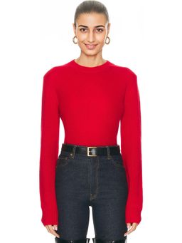 Enza Costa - Cashmere Easy Long Sleeve Crewneck Sweater