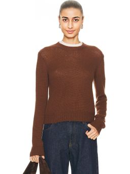Enza Costa - Cashmere Easy Long Sleeve Crewneck Sweater