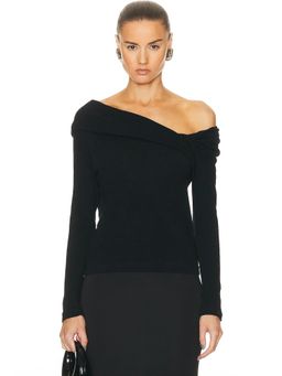 Enza Costa - Cashmere One Shoulder Top