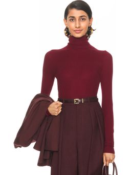 Enza Costa - Silk Layering Turtleneck Top
