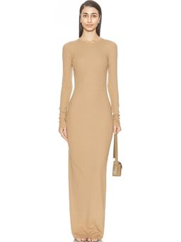 Eterne - Long Sleeve Crewneck Dress