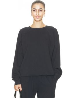 Eterne - Oversized Lightweight French Terry Raglan Sweatshirt