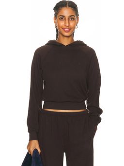 Eterne - Shrunken Lightweight French Terry Hoodie Sweatshirt