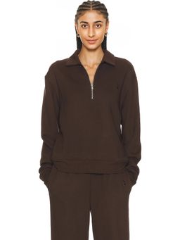 Eterne - Zip-up Polo Sweatshirt