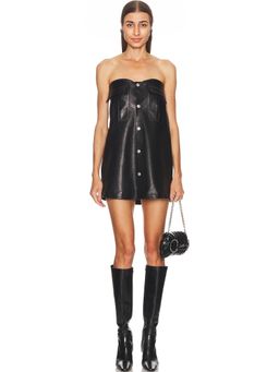 EZR - Oversize Pocket Leather Dress